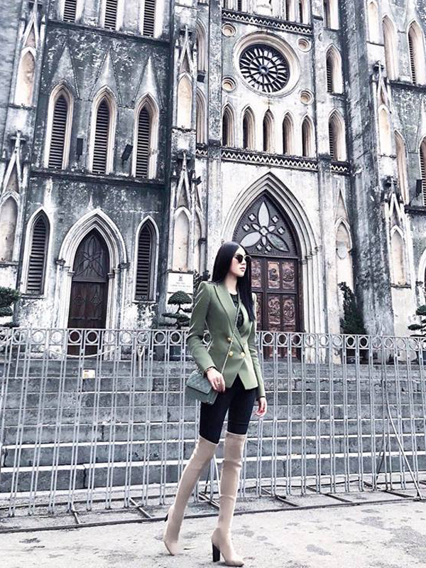 Sao Việt ăn mặc sành điệu đi du xuân